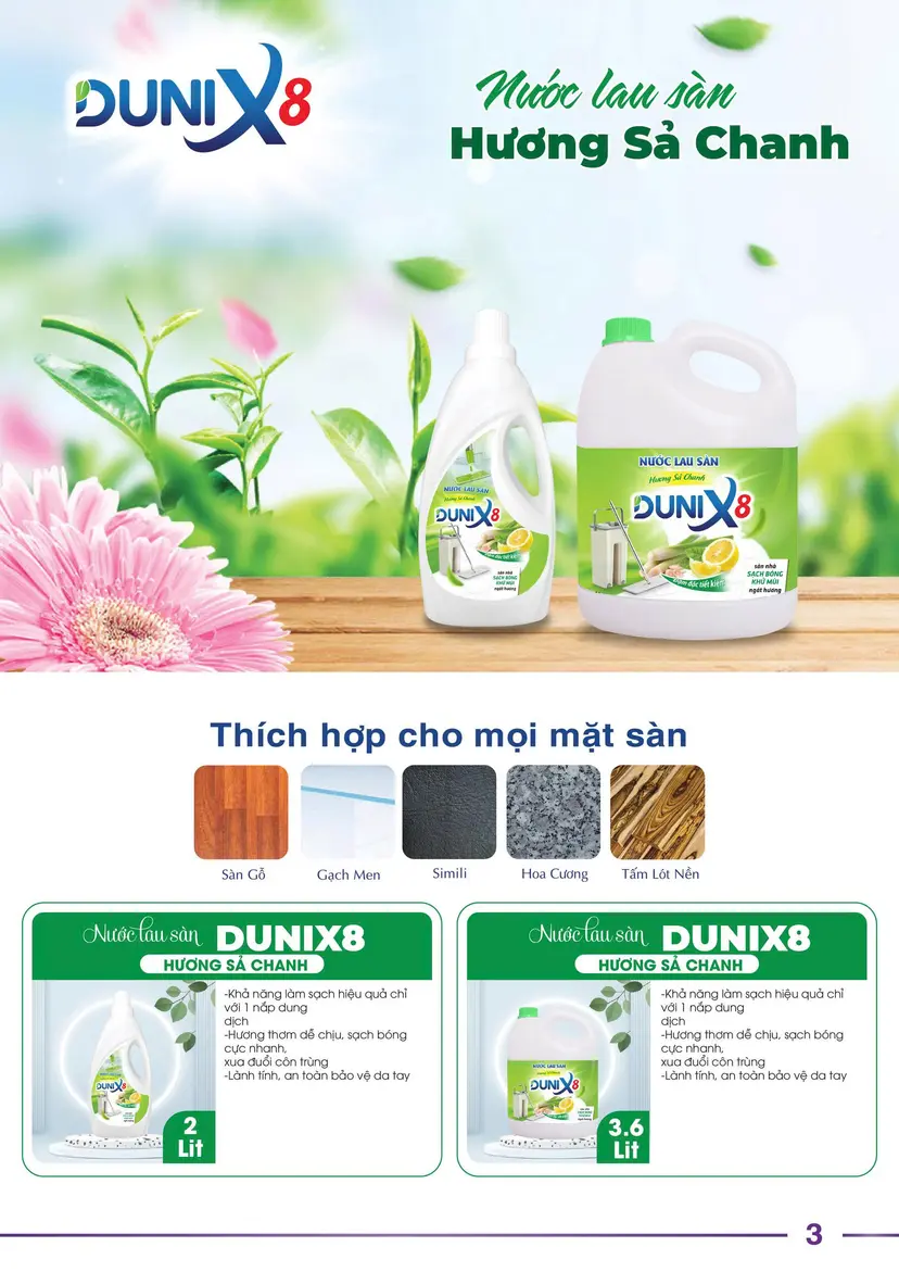 Catalogue Lau sàn Dunix8
