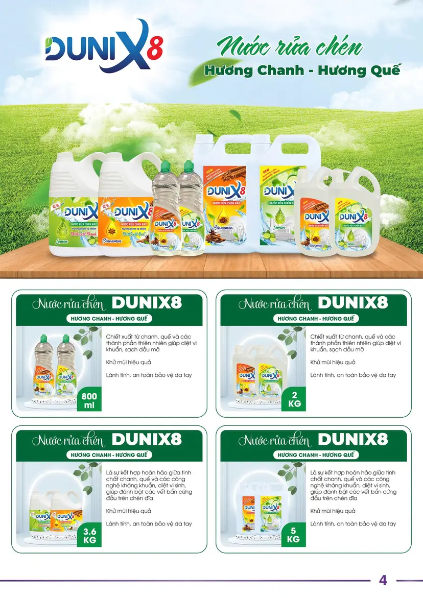 Catalogue Rửa chén Dunix8
