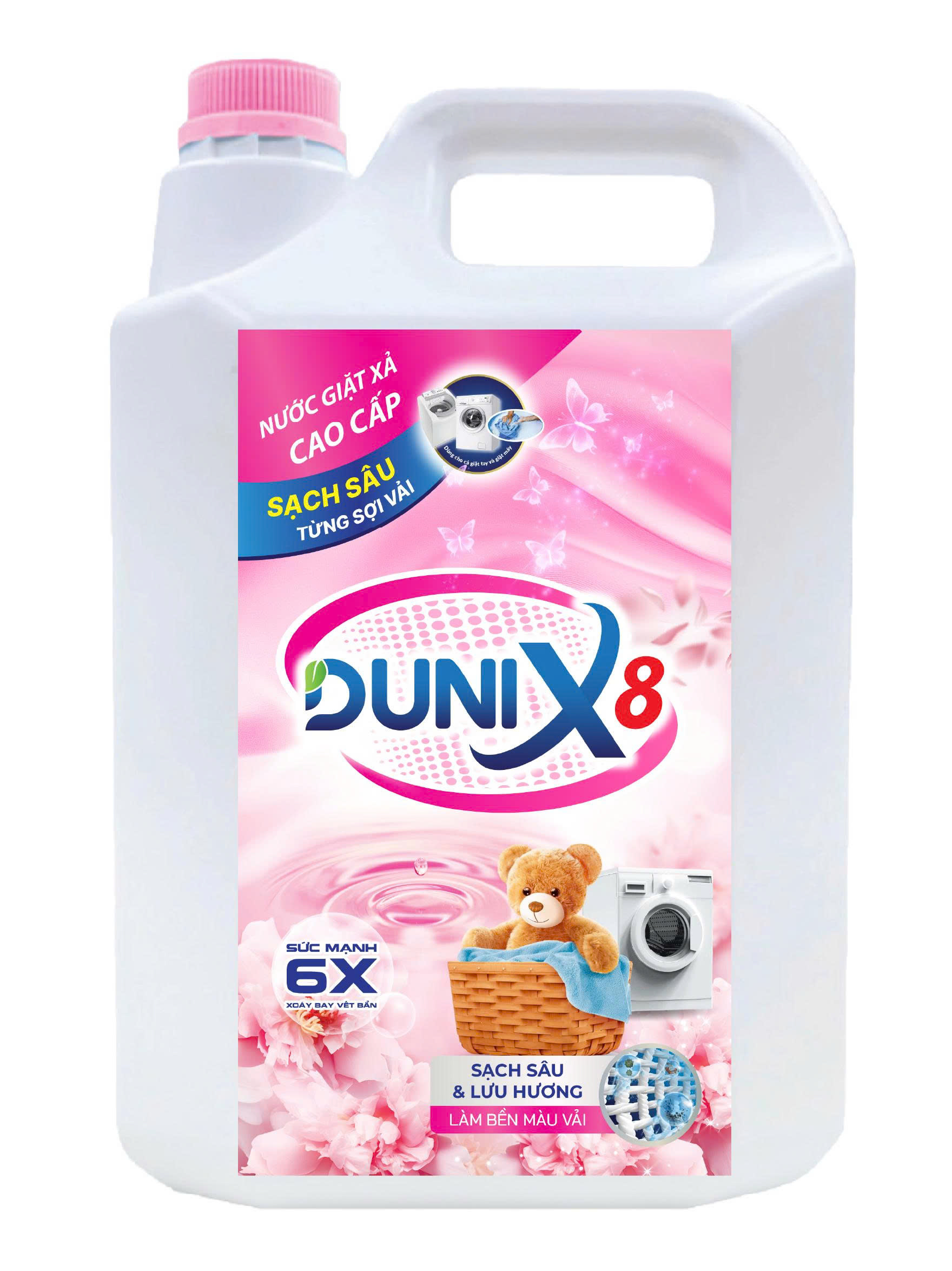 Nước Giặt Xả Cao Cấp DUNIX8 Hương 154 - 5kg