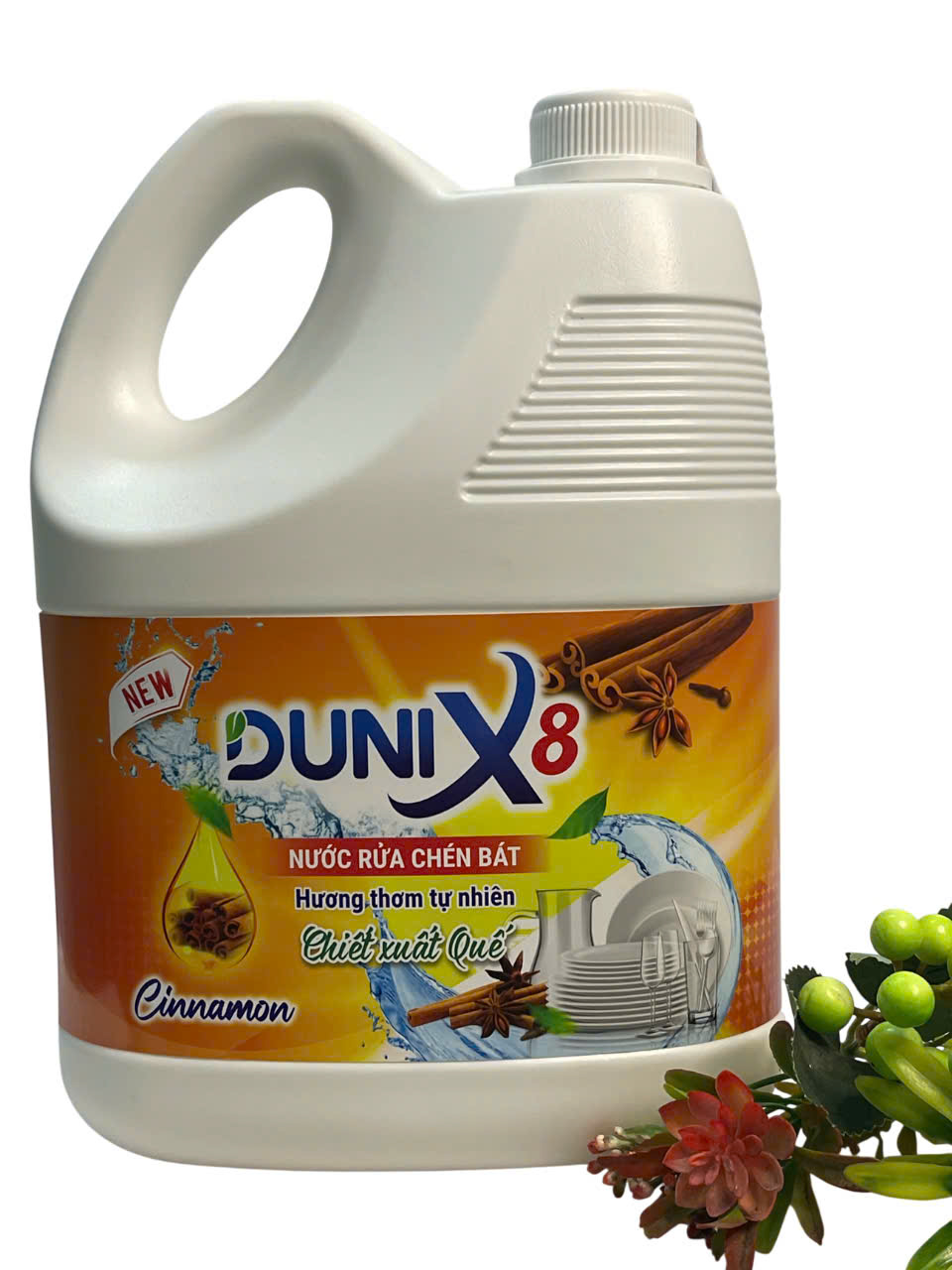 Nước rửa chén Dunix8 hương Quế